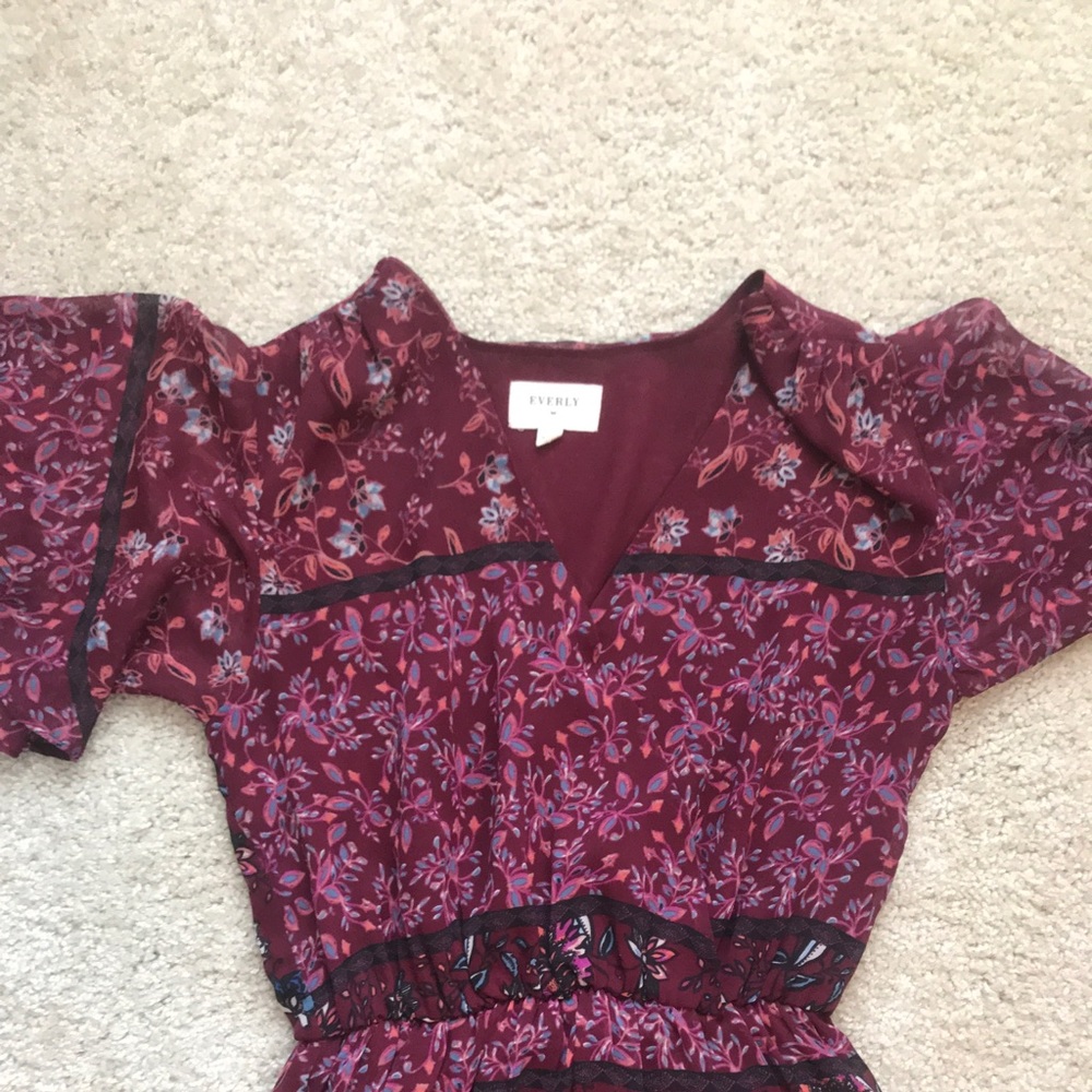 Plum everly maxi